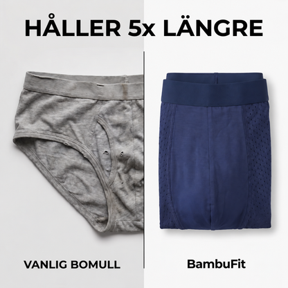 BambuFit | Bambukalsonger herr, 10 par (köp 5, få 5 gratis)
